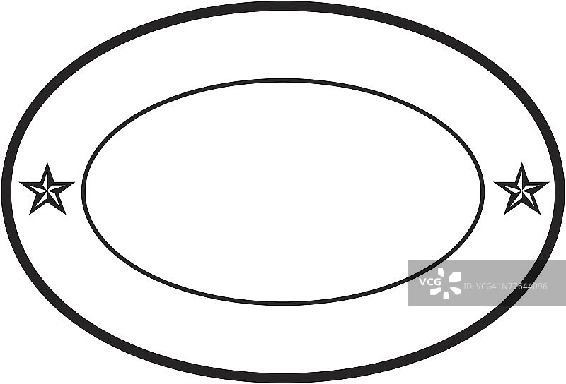 同心椭圆孔图片素材