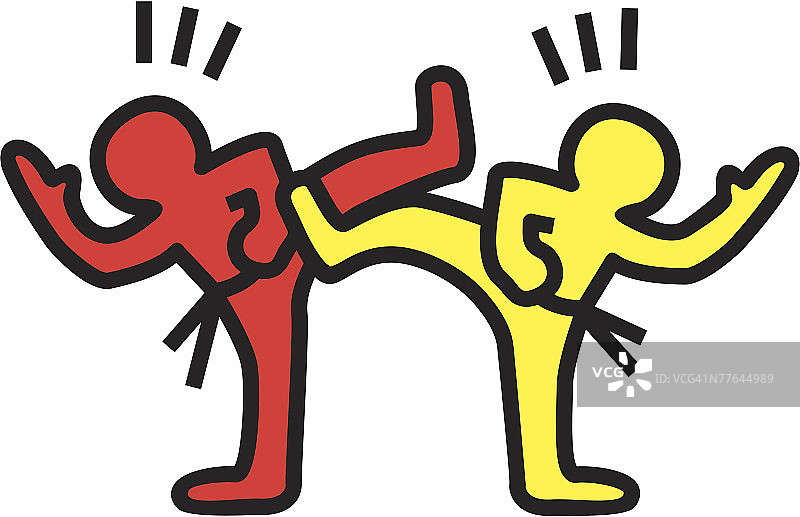 空手道比赛图片素材