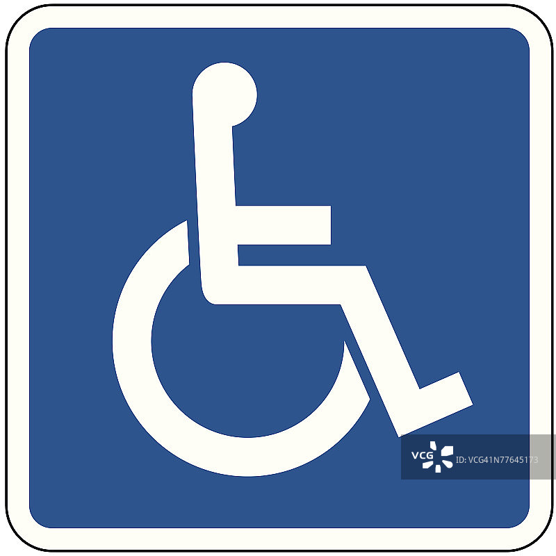 残疾人标志图片素材