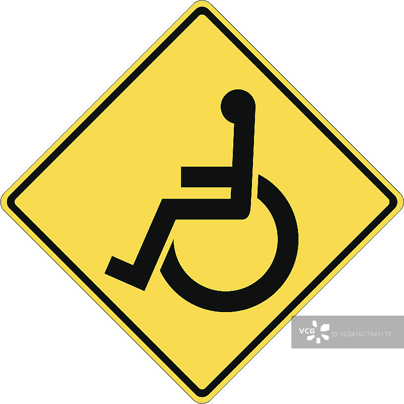 残疾人标志图片素材
