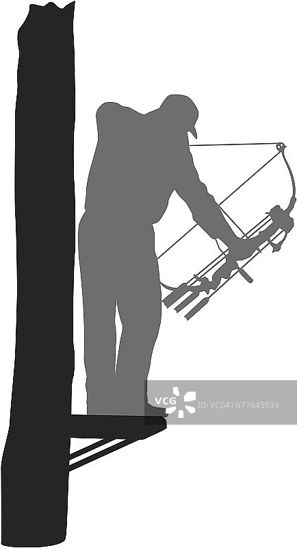 猎人轮廓图片素材