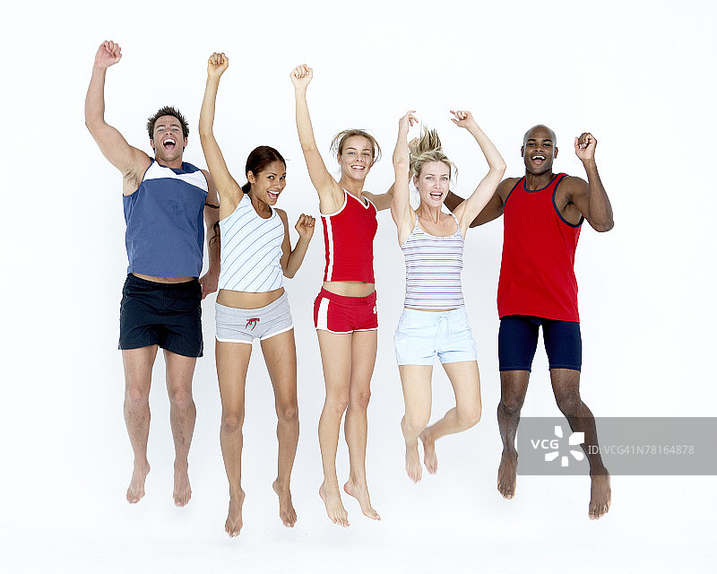 人们在跳跃图片素材