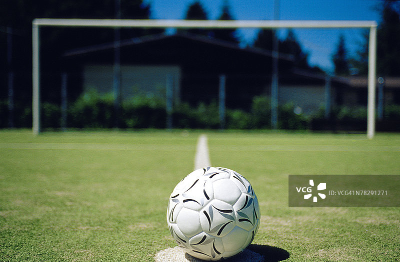 足球和球门图片素材