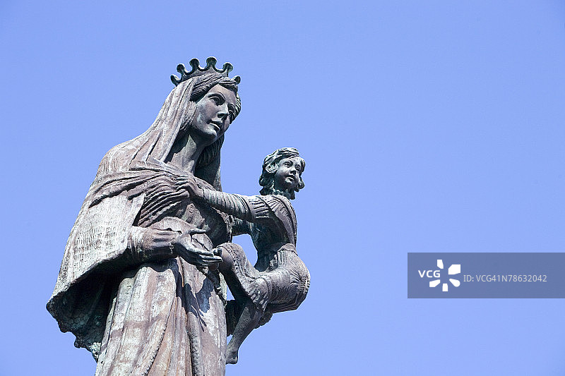 阿马尔菲海岸卡普里岛约维斯别墅的玛丽亚图片素材