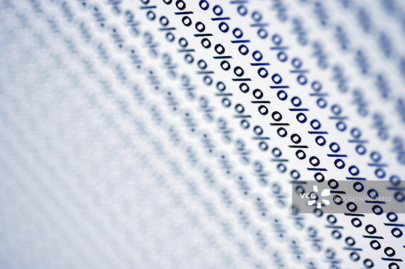 百分比符号特写图片素材