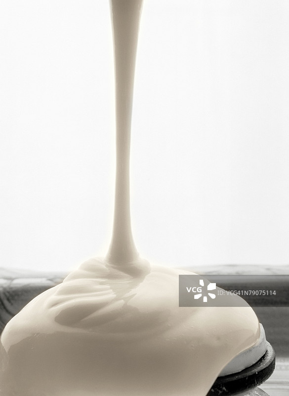 鲜奶油特写图片素材