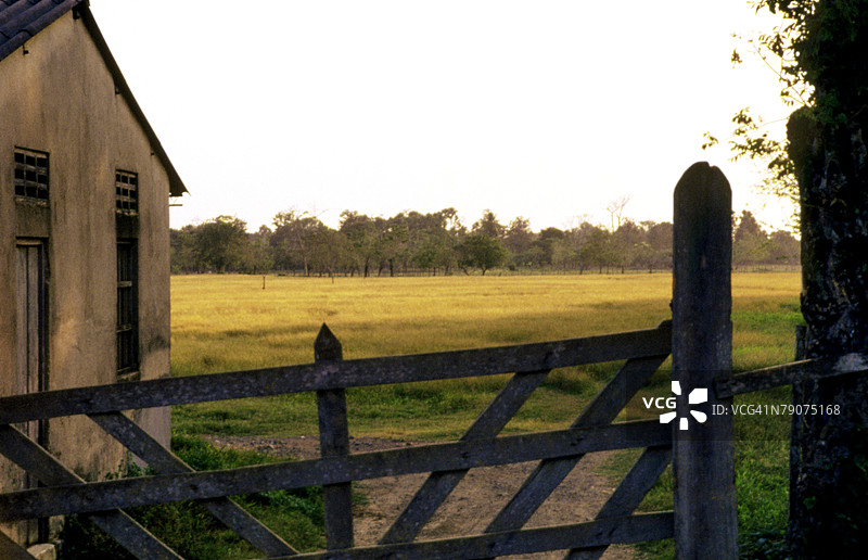 在风景中的建筑图片素材