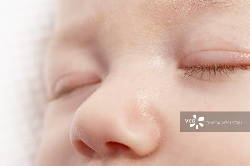 熟睡的婴儿图片素材