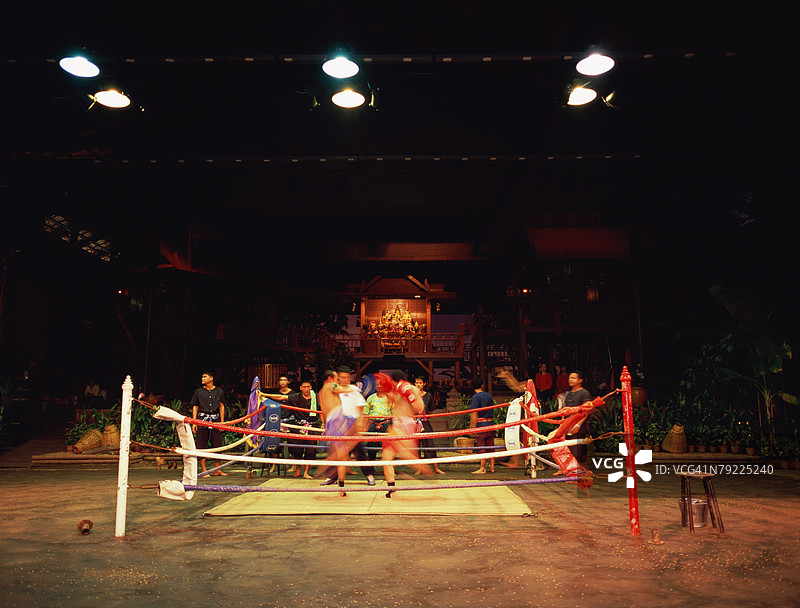 泰国的踢拳图片素材