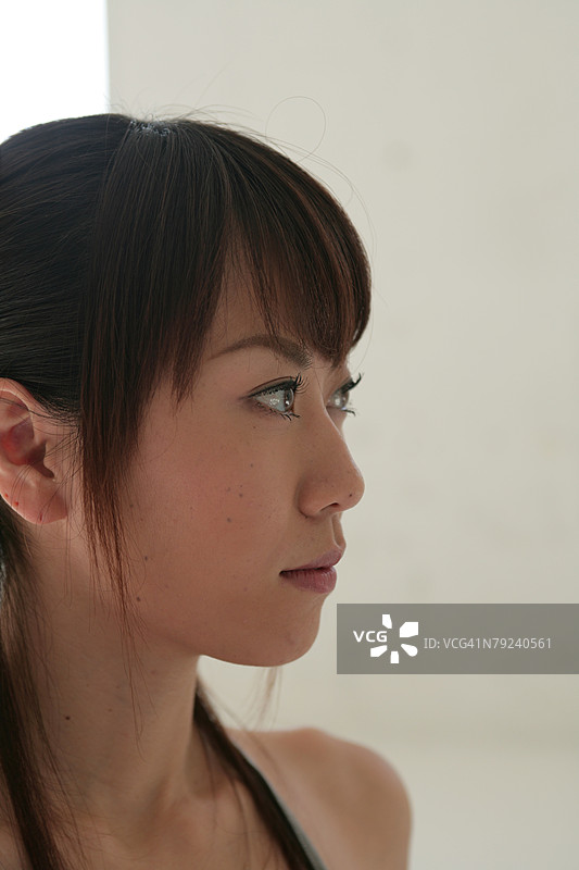 女性肖像特写图片素材