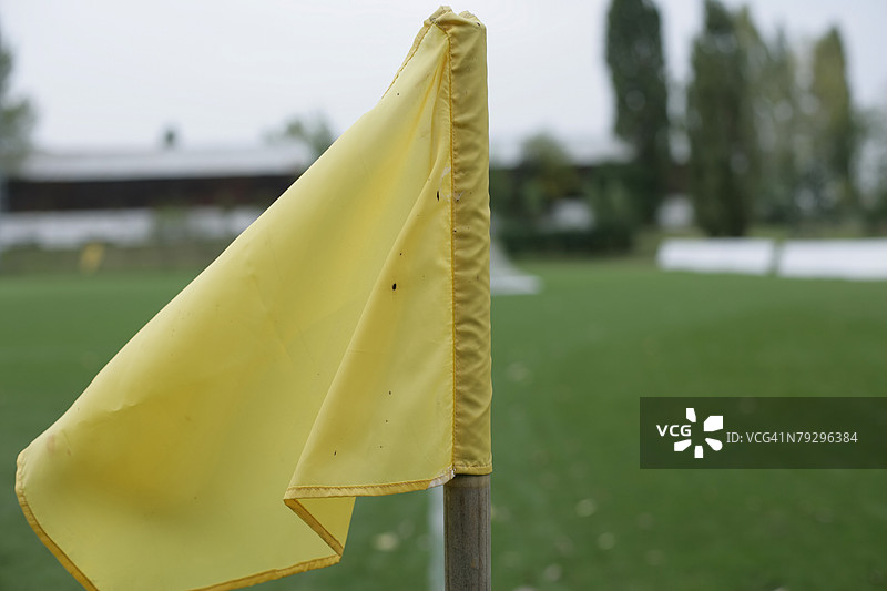 黄色角旗图片素材