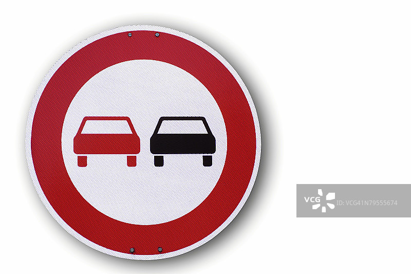 禁止通行标志，特写图片素材