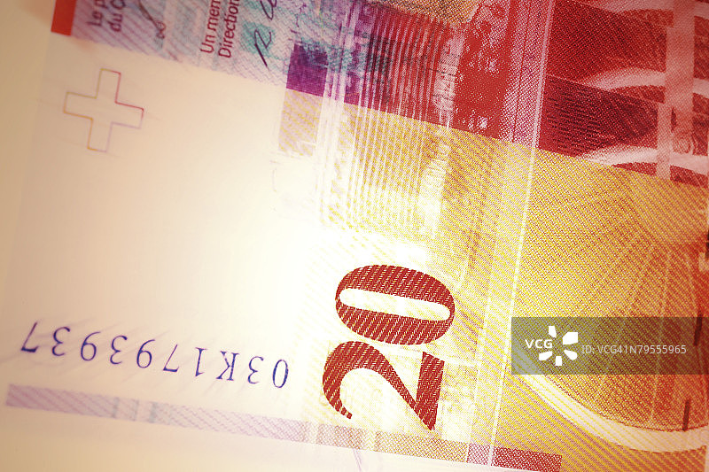 瑞士货币图片素材