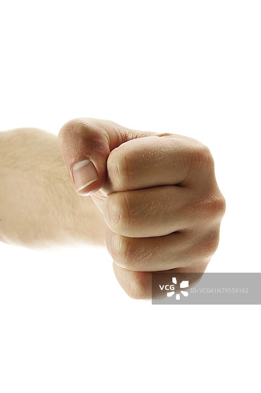 手握拳头特写图片素材