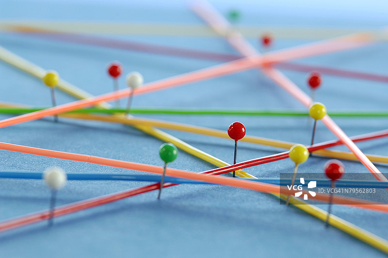 大头针网络近景图片素材