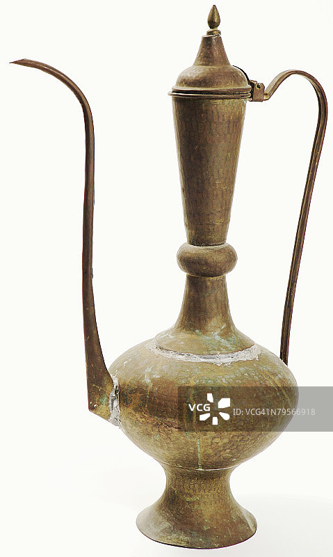 东方金属细颈瓶图片素材