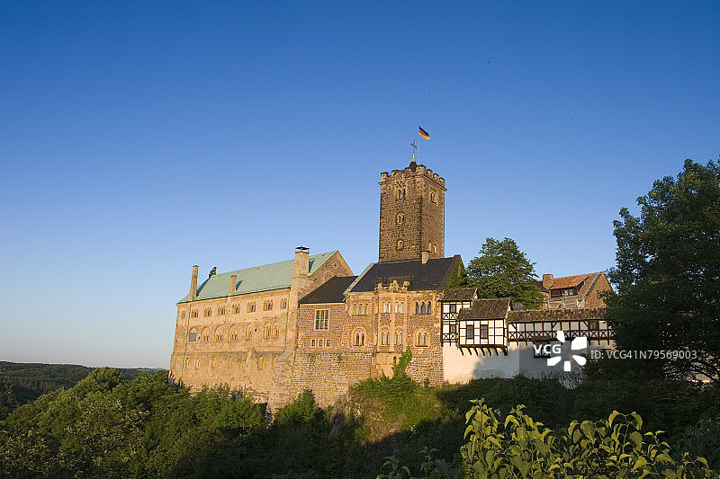 德国图林根州瓦特堡图片素材