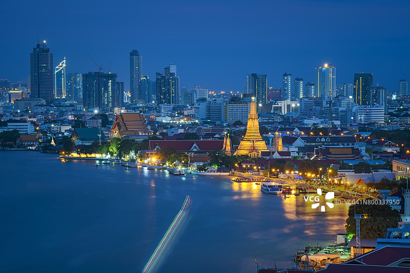 黎明寺夜景图片素材