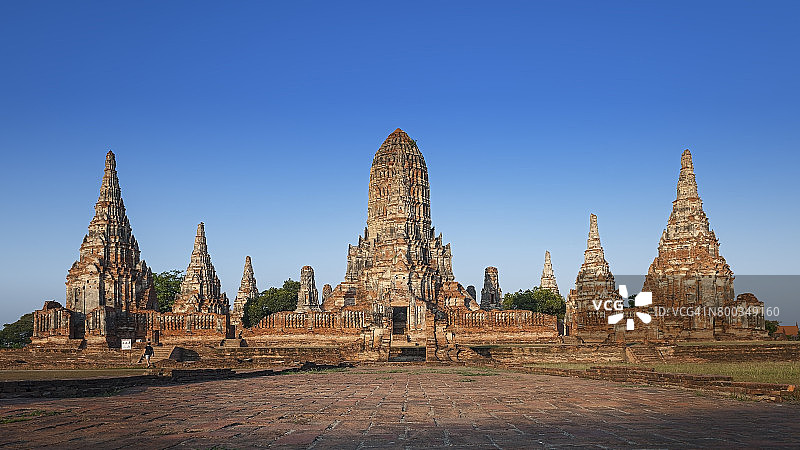 阿瑜陀耶府的柴瓦塔纳兰寺图片素材