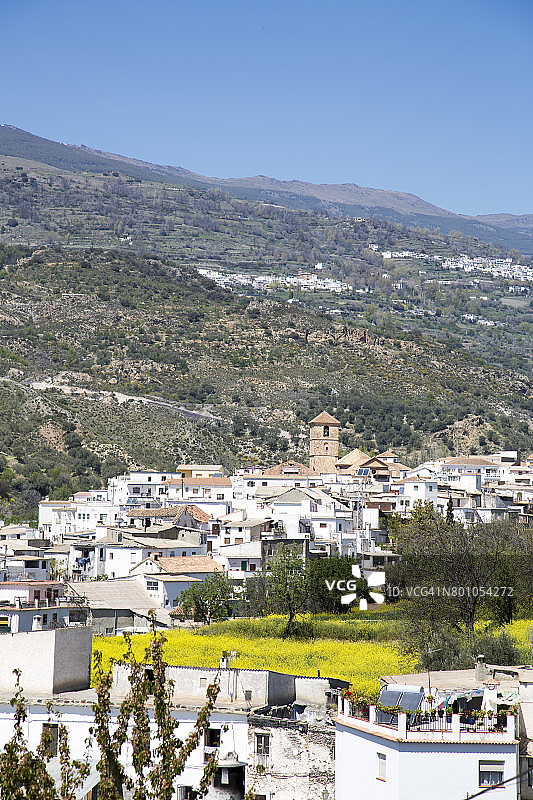 拉斯阿尔普哈拉斯的村庄图片素材