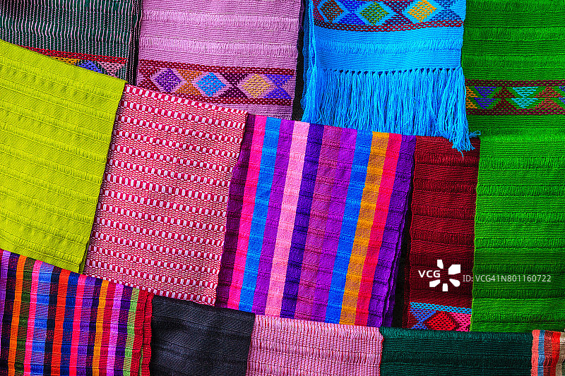 传统墨西哥手工编织品图片素材