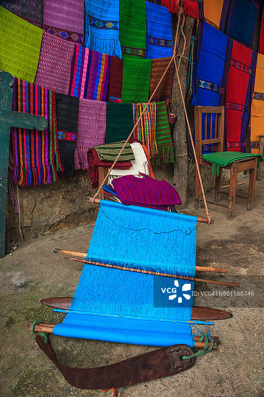 传统墨西哥手工编织品图片素材