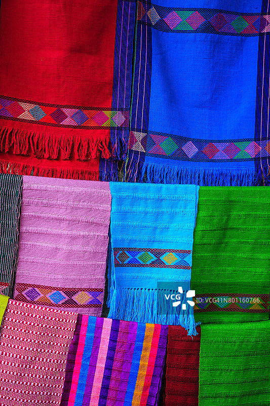 传统墨西哥手工编织品图片素材