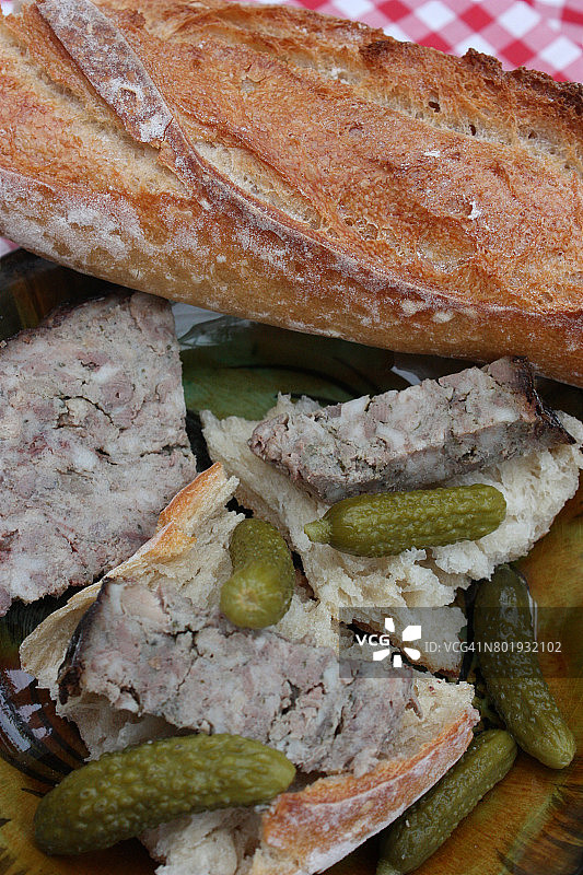 肉酱三明治图片素材