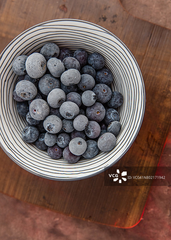 碗里的蓝莓图片素材