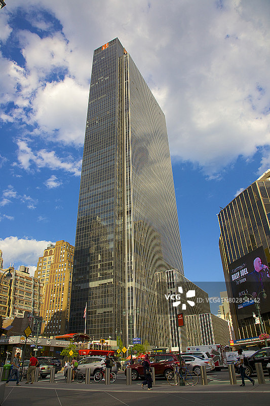 纽约中城西区，宾州广场一号摩天大楼图片素材