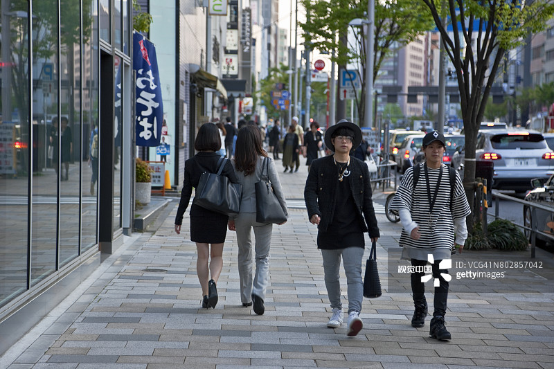 日本东京青山地区街头风格图片素材