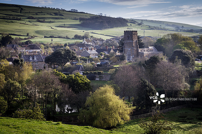 阿伯茨伯里，多塞特，英国图片素材