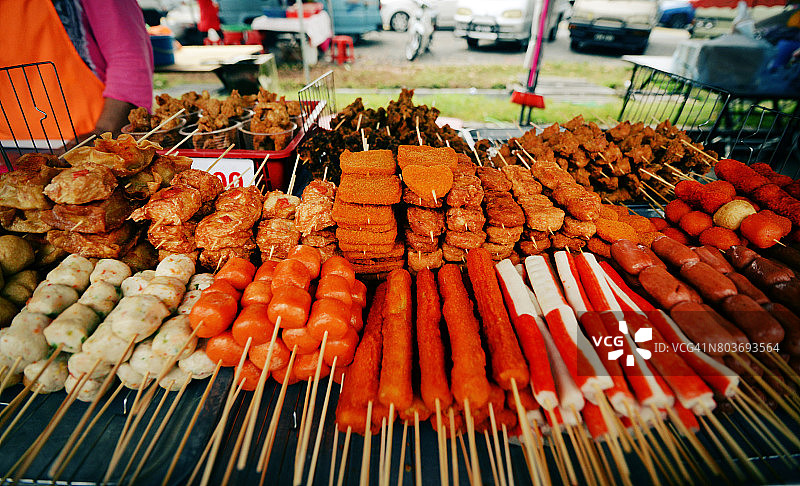 串起来的零食图片素材