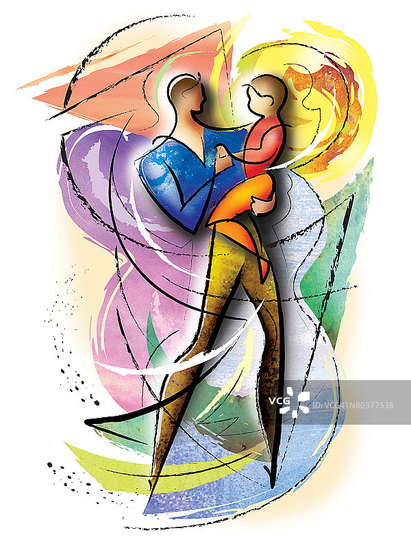 男人和孩子图片素材