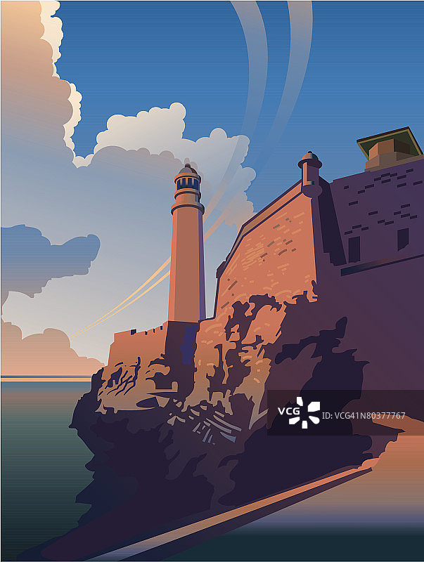 圣胡安的埃尔卡努埃洛堡图片素材