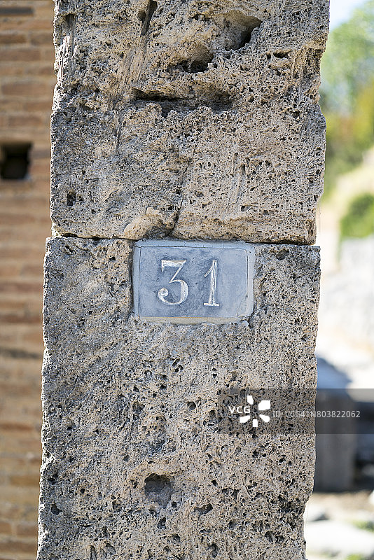 31号门牌图片素材