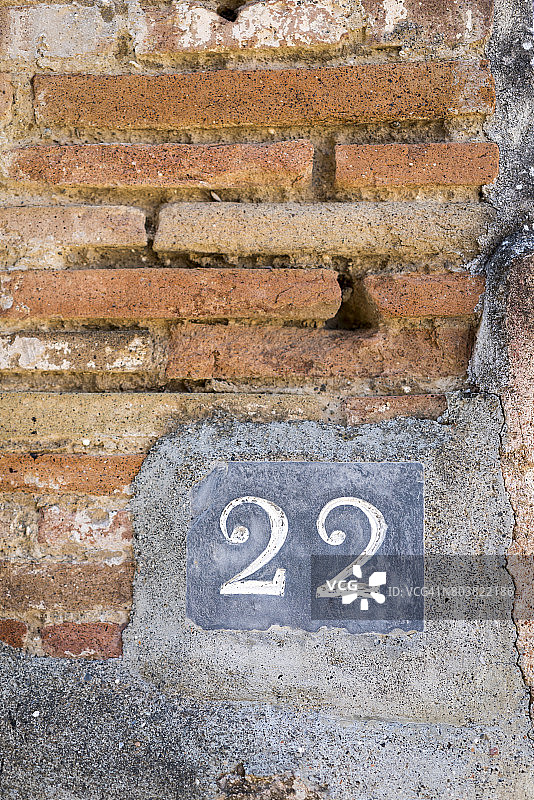 门牌号码22图片素材