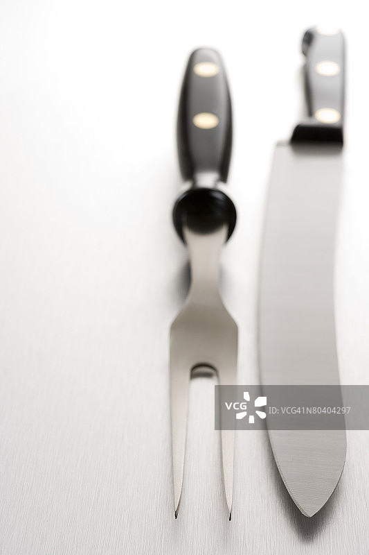 刀和雕刻叉图片素材