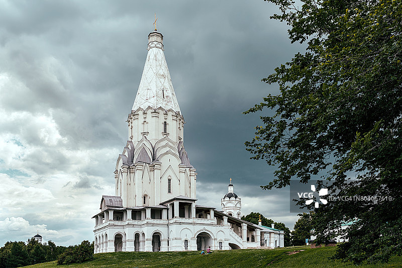 科洛缅斯克庄园的耶稣升天教堂图片素材