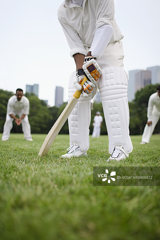 纽约市的板球运动员图片素材