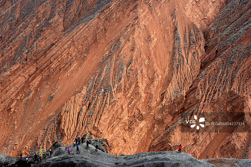 新疆红山大峡谷图片素材