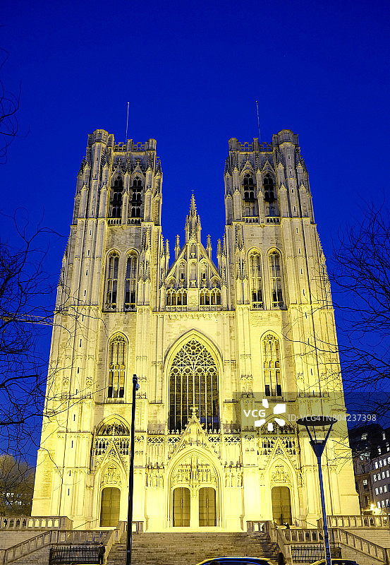 布鲁塞尔圣弥额尔圣古都勒主教座堂图片素材