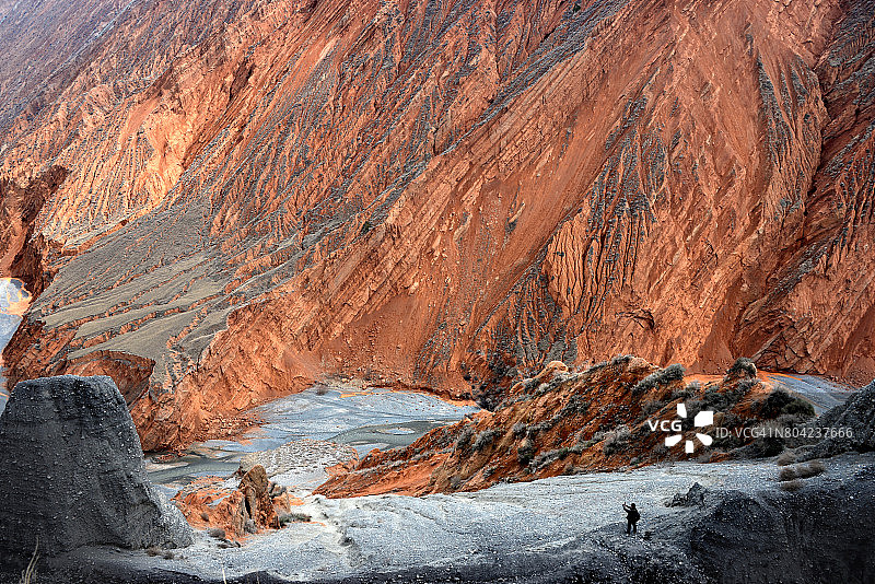 新疆红山大峡谷图片素材