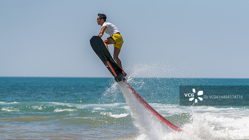 水上飞行器极限运动探险图片素材