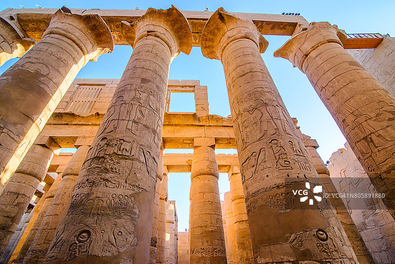 卡纳克神庙建筑群图片素材