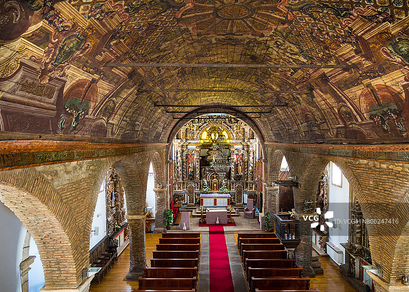 葡萄牙布拉干萨的圣玛丽亚教堂图片素材