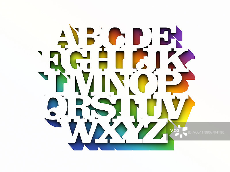 字母表图片素材
