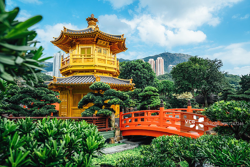 香港钻石山南莲园池图片素材