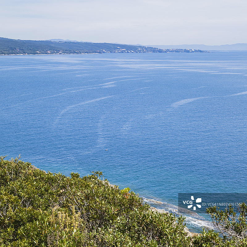 意大利托斯卡纳利沃诺的卡拉富里亚海湾图片素材