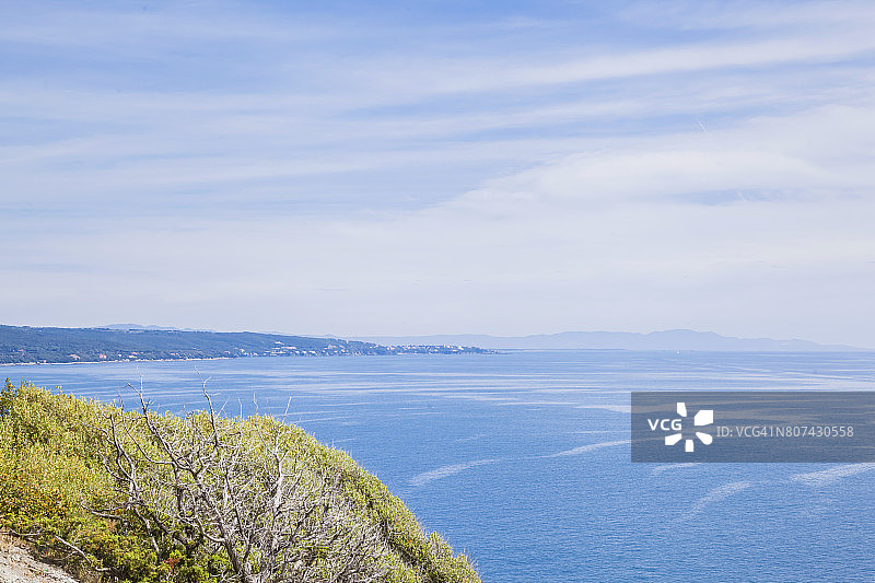 意大利托斯卡纳利沃诺的卡拉富里亚海湾图片素材